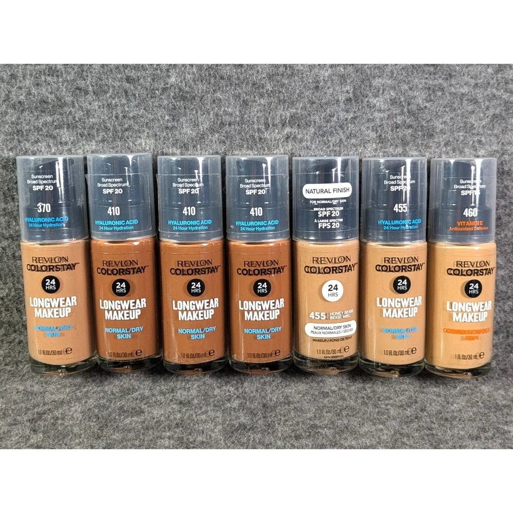 Revlon ColorStay Foundation 23 pcs Longwear Illuminance Mixed Shades
